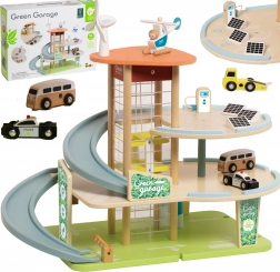 Lesena večnivojska garaža Classic World ekološko območje