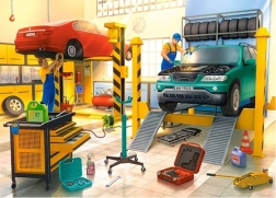 Puzzle 120 Pieces - Auto Mechanic Workshop