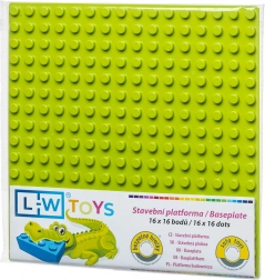 L‑W TOYS Junior Building Baseplate 25.5 × 25.5 cm