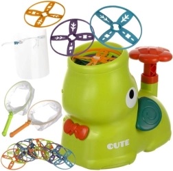 KRUZZEL Flying Disc Launcher for Kids