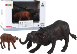Buffalo and Calf Figurines – African Animals for the Zoo