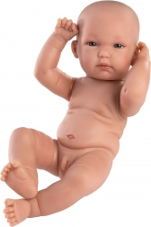 Llorens New Born Baby Boy – realistic 35 cm baby doll with full vinyl body