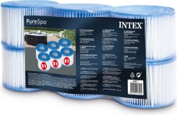 Filters S1 set 6 stuks voor Pure SPA INTEX 29011