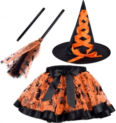 kids’ witch costume with broom – Broom