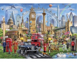 Puzzle Flying London 1000 pieces