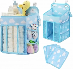 Ag637b crib organizer blue