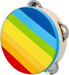 Colorful Tambourine with Bells