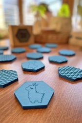Turquoise foam memory game