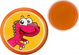 Flying disc with dinosaur orange 20 cm