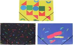 Elastic band folder 31.4 × 23.5 cm – color mix