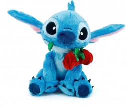 Plišanka Disney Stitch s ružom 25 cm