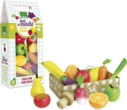 Vilac wooden fruit and vegetable set