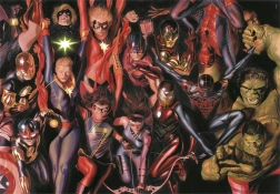 Puzzle 1000 elementów Marvel - kompaktowy