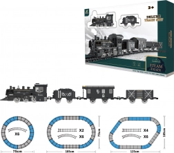 Train Set with Smoke Effect and Sound, Track 125 × 105 cm