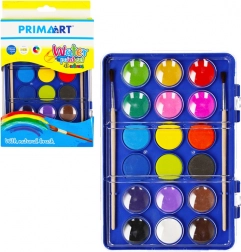 akvarelne barve s čopiči v kompletu