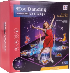 Dance mat with heating function