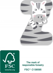 small foot træbogstav Z