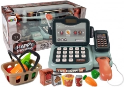 Otroška blagajna z mikrofonom, zvoki in plačilnim terminalom