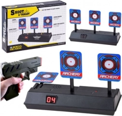 Electronic Shooting Target with 3 Targets and Digital Counter