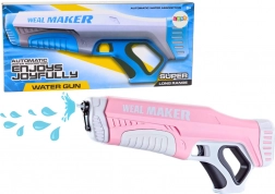 Pistolet à eau automatique rose 350 ml