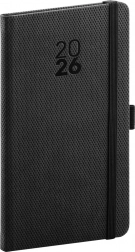 Pocket Diary Diamante 2026 Black