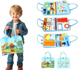 Senzorička busy knjiga dinosauri za djecu