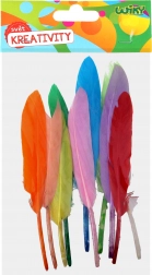 Set creativo di piumette decorative