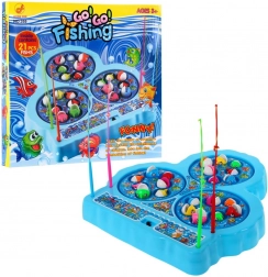 Kids’ Fishing Game with Rotating Ponds 3+ – Blue