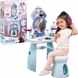 Disney Frozen 2-in-1 Dressing Table with Stool and Mirror + 10 Accessories