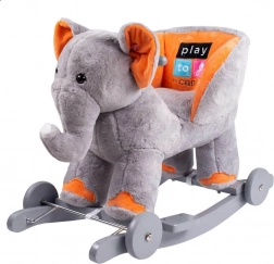 Rocking and Riding Plush Elephant with Melody PLAY TO