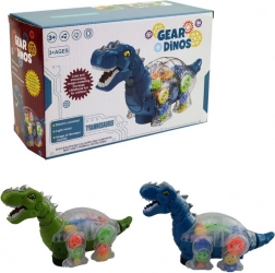 Dinosaur with light and music on batteries