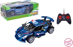 Voiture de Police RC Télécommandée avec Effet Fumée