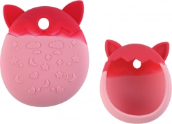 Pink silicone cat-shaped case for Tamagotchi