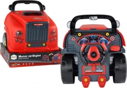 Czerwony warsztatowy samochód ciężarowy dla dzieci – rozkręcany