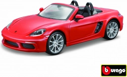 Modèle Bburago Porsche 718 Boxster orange 1:24