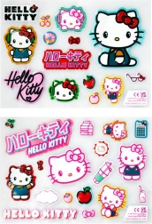 3D nalepke HELLO KITTY – komplet 32 kos