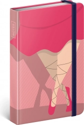 Kapesní zápisník NOTIQUE Piggie, 9 × 13 cm, linkovaný