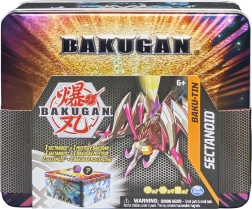 Bakugan kovinska škatla z ekskluzivnim Bakuganom s4