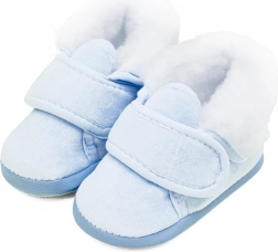 Vinter babysko New Baby blå 0–3 måneder