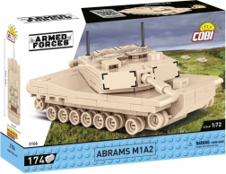 COBI Abrams M1A2 – 1:72 tank building set (174 pieces)