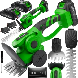 Cisaille sans fil pour gazon et arbustes MalTec MasterHedge 2‑en‑1 500 W