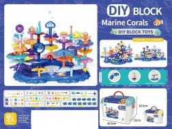 DIY flower coral reef building set, 76 pieces