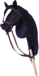 Črni konjiček na palici Hobby Horse Hoppihorse