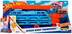 Hot Wheels city transporter 2 v 1 s epickým sjezdem 60 cm