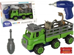 Transport Truck with Dinosaurs