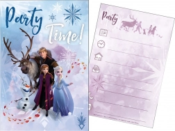 Set di inviti e buste FROZEN 2 (5 + 5)