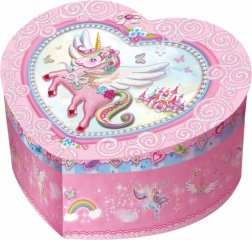 Pecoware positron heart with unicorn motif