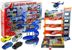 Višerazinska garaža s autićima i helikopterom