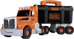 Truck with Tools and Drill BLACK+DECKER, construction set for kids 43 cm