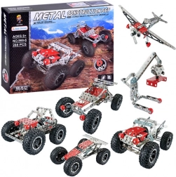 Fém építőelemek 288 db 6 az 1-ben ZA3870